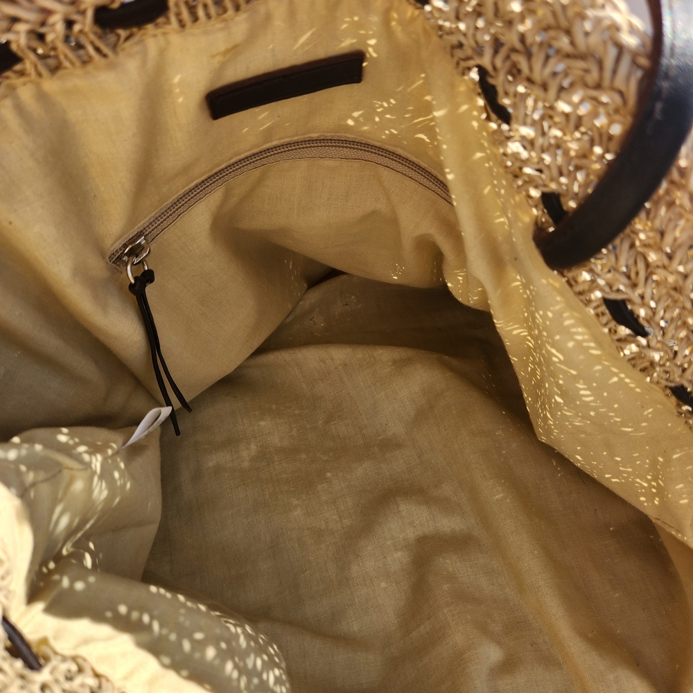Eddie Bauer Natural Woven Tote - Picture 5 of 11